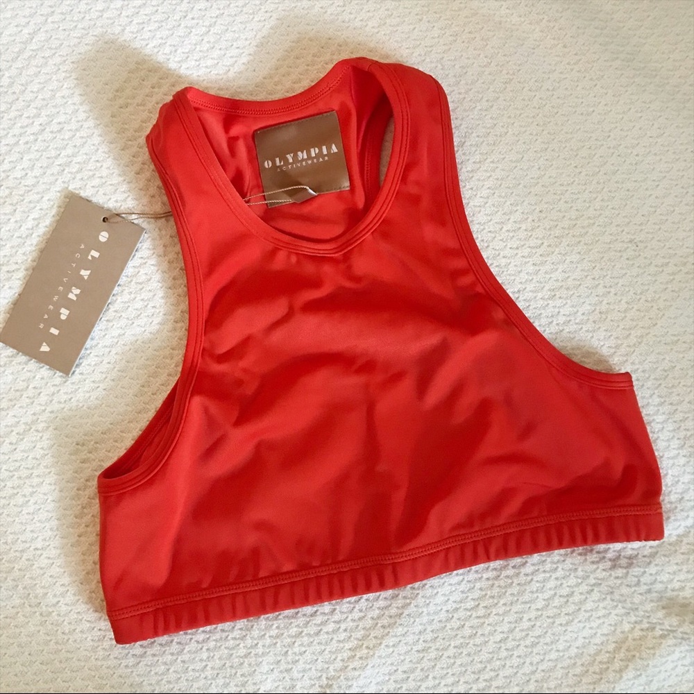 OLYMPIA Sports Bra Top Orange